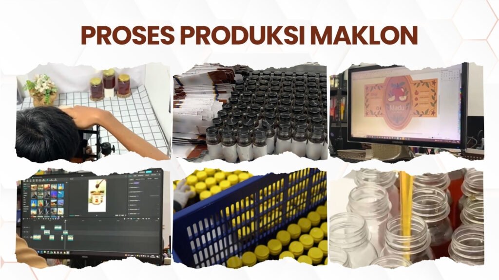 proses produksi maklon di perusahaan madu wild bee