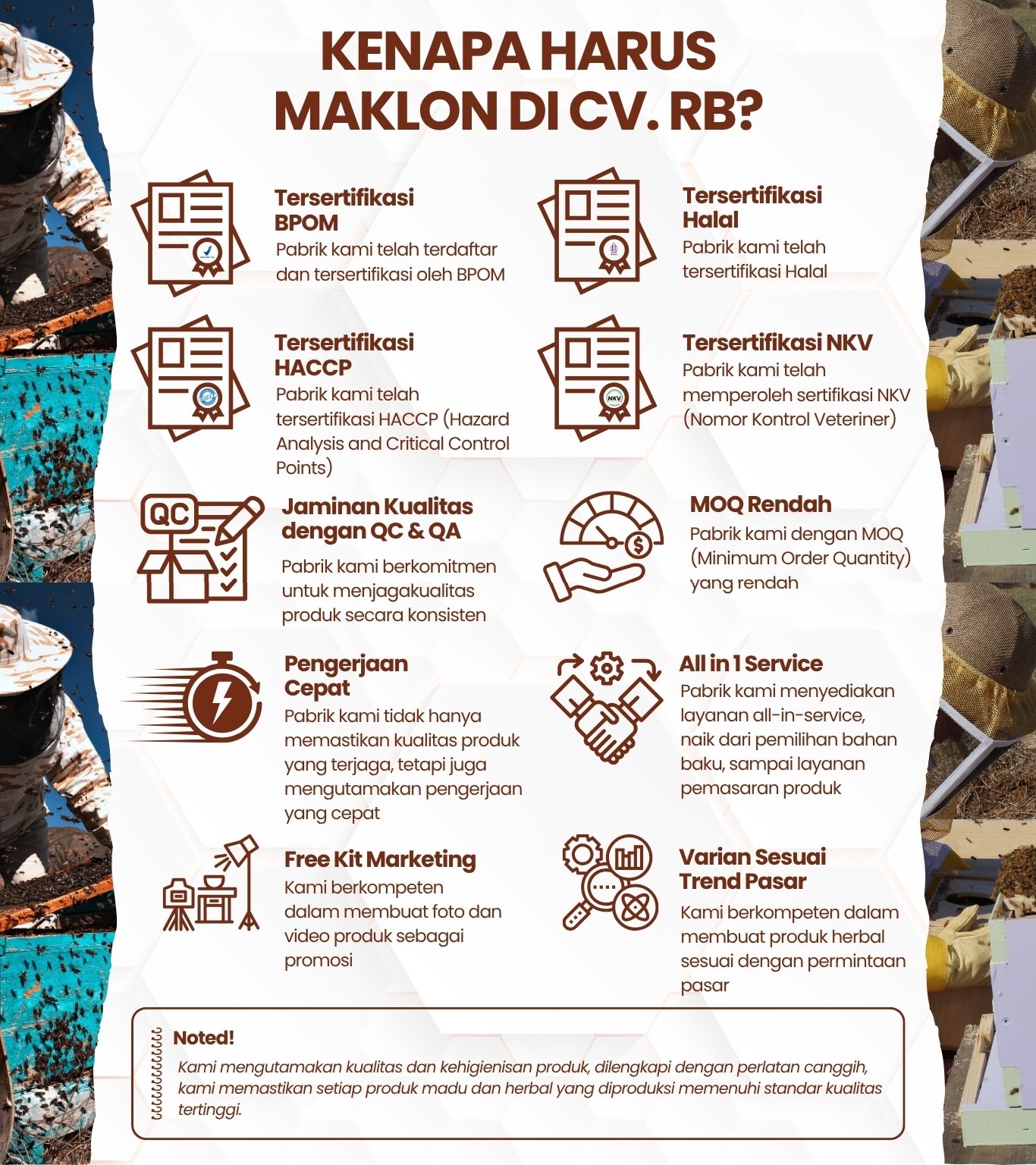 alasan-maklon-di-cv-rizki-barokah-keunggulan-pabrik-madu-herbal-bersertifikat