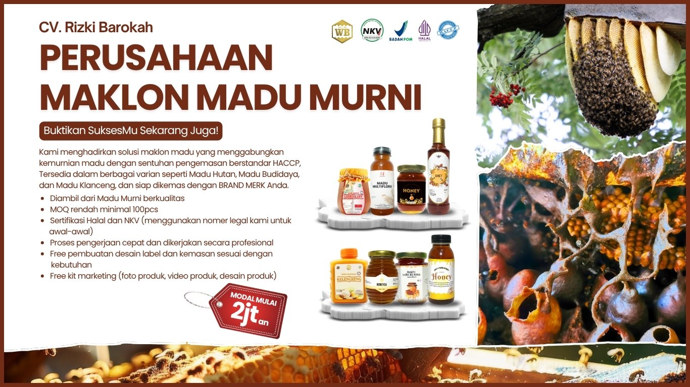 perusahaan-maklon-madu-murni-cv-rizki-barokah-halal-nkv-haccp